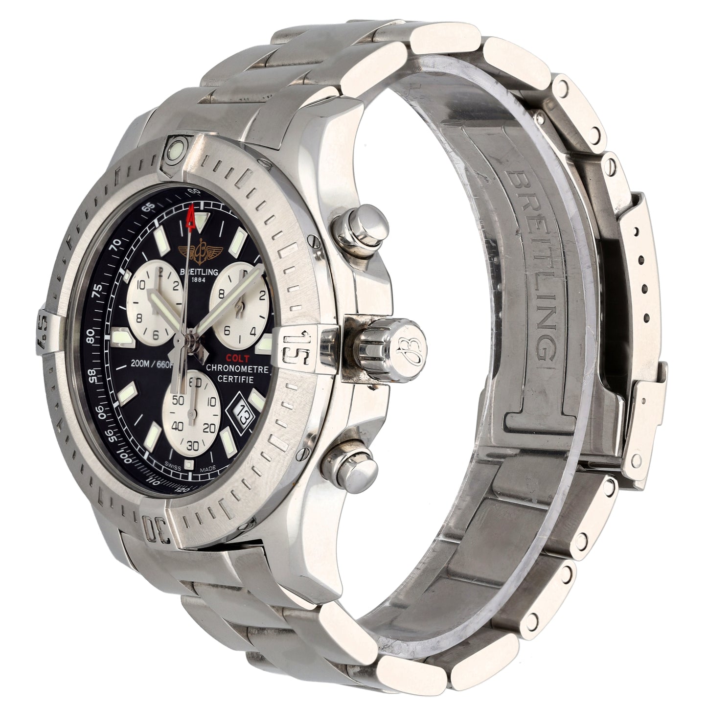 Breitling Colt Chrono II A73388 43mm Stainless Steel Watch