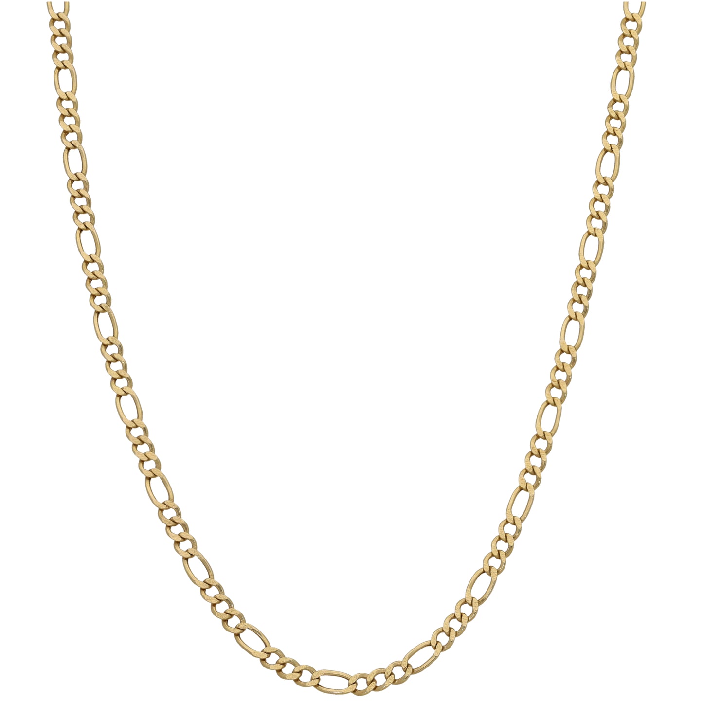 9ct Gold Figaro Chain 18"