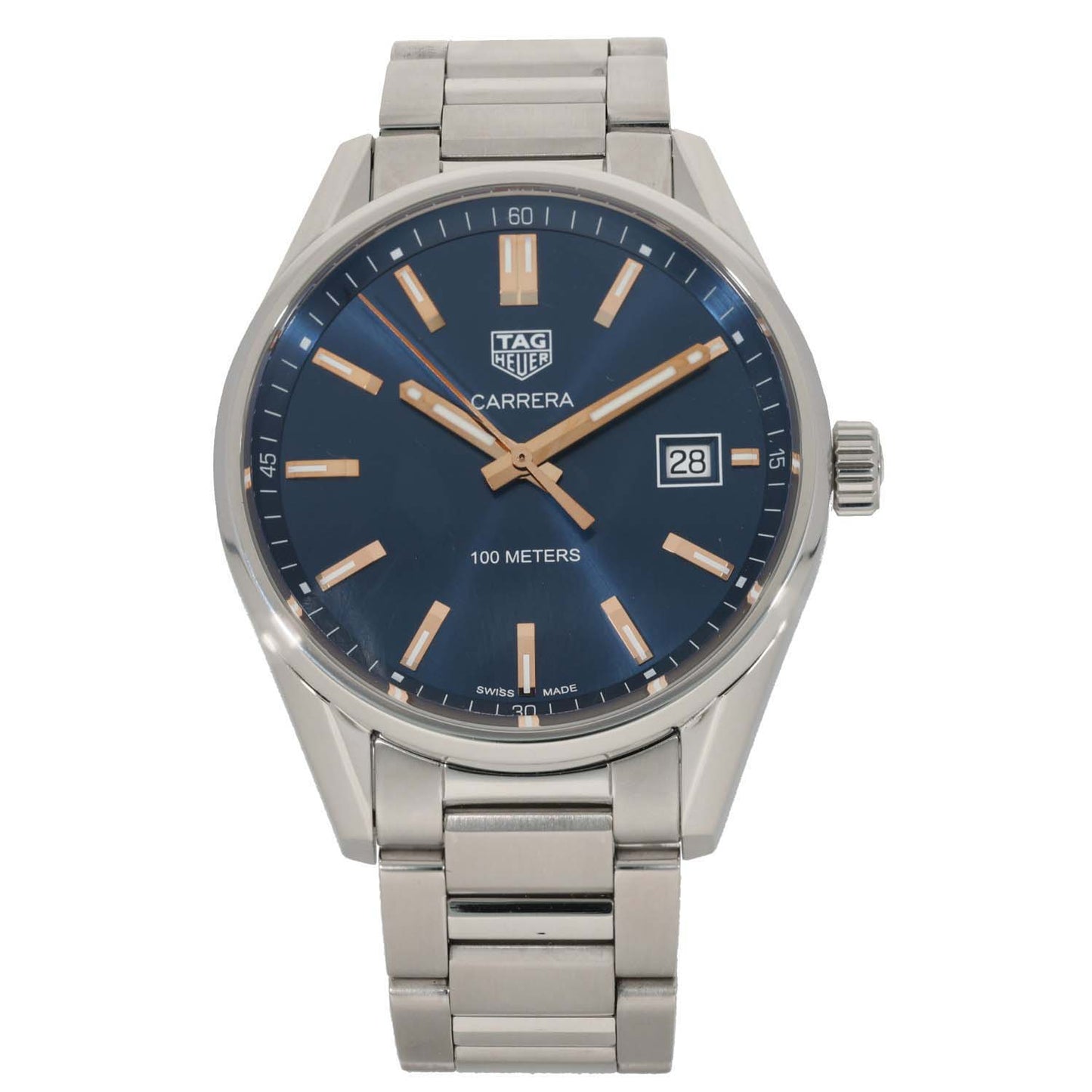 Tag Heuer Carrera WAR1112 39mm Stainless Steel Watch