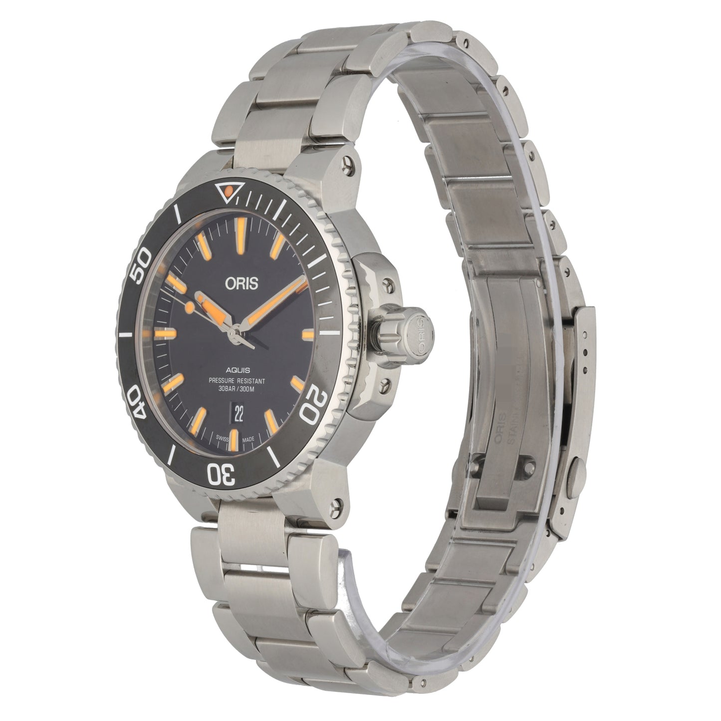 Oris Aquis 7730 43.5mm Stainless Steel Watch