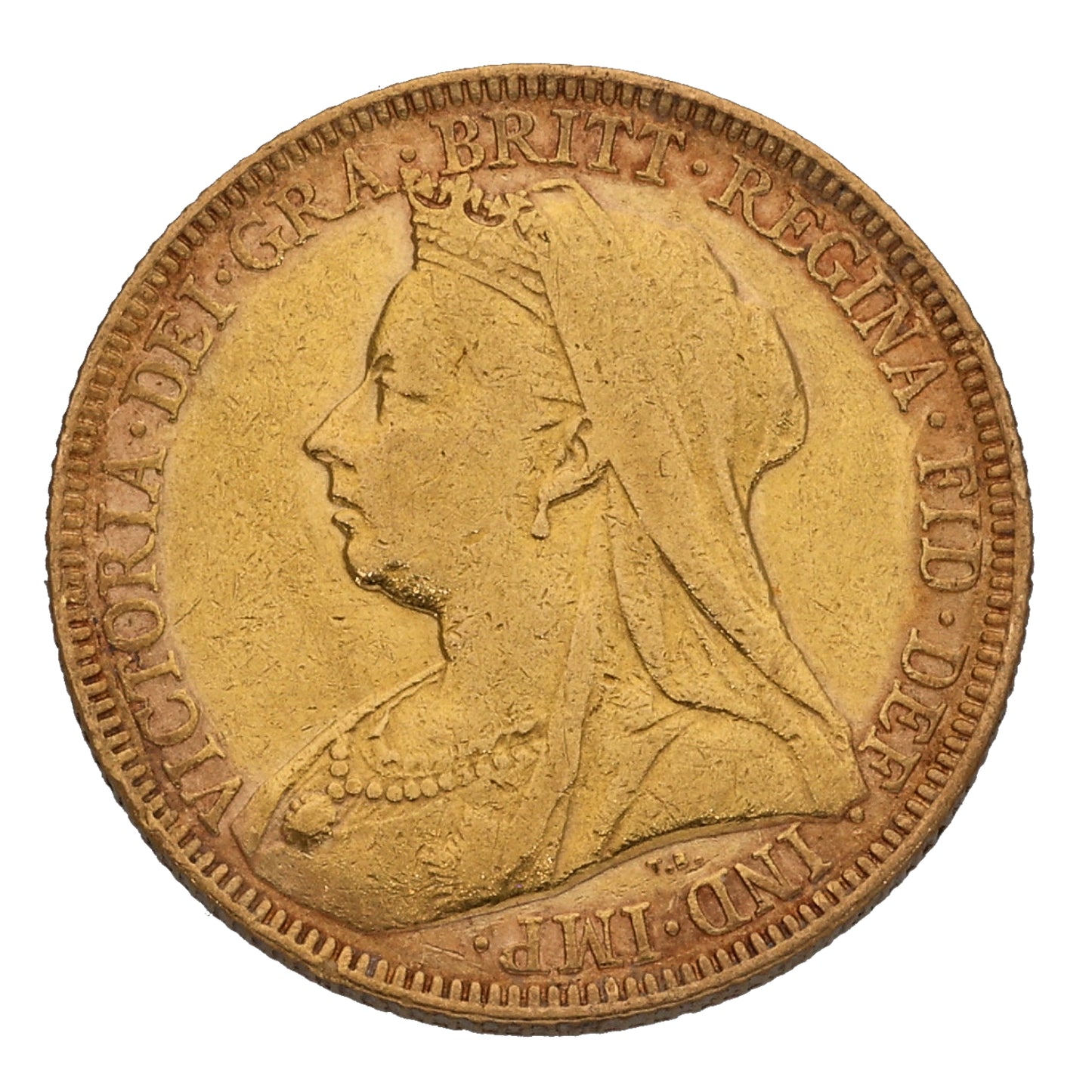 22ct Gold Queen Victoria Full Sovereign Coin 1896