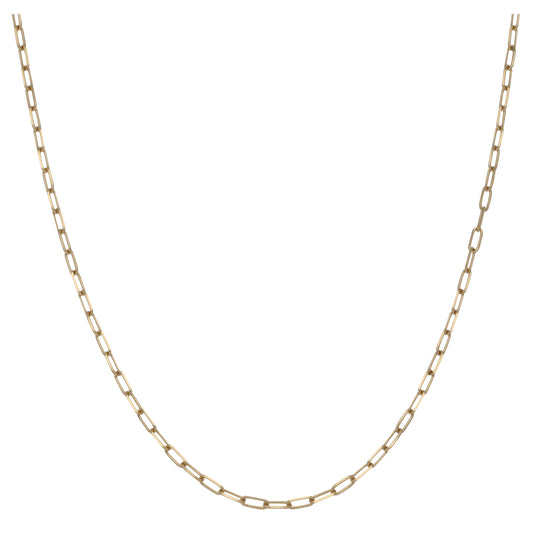 14ct Gold Curb Chain 18"