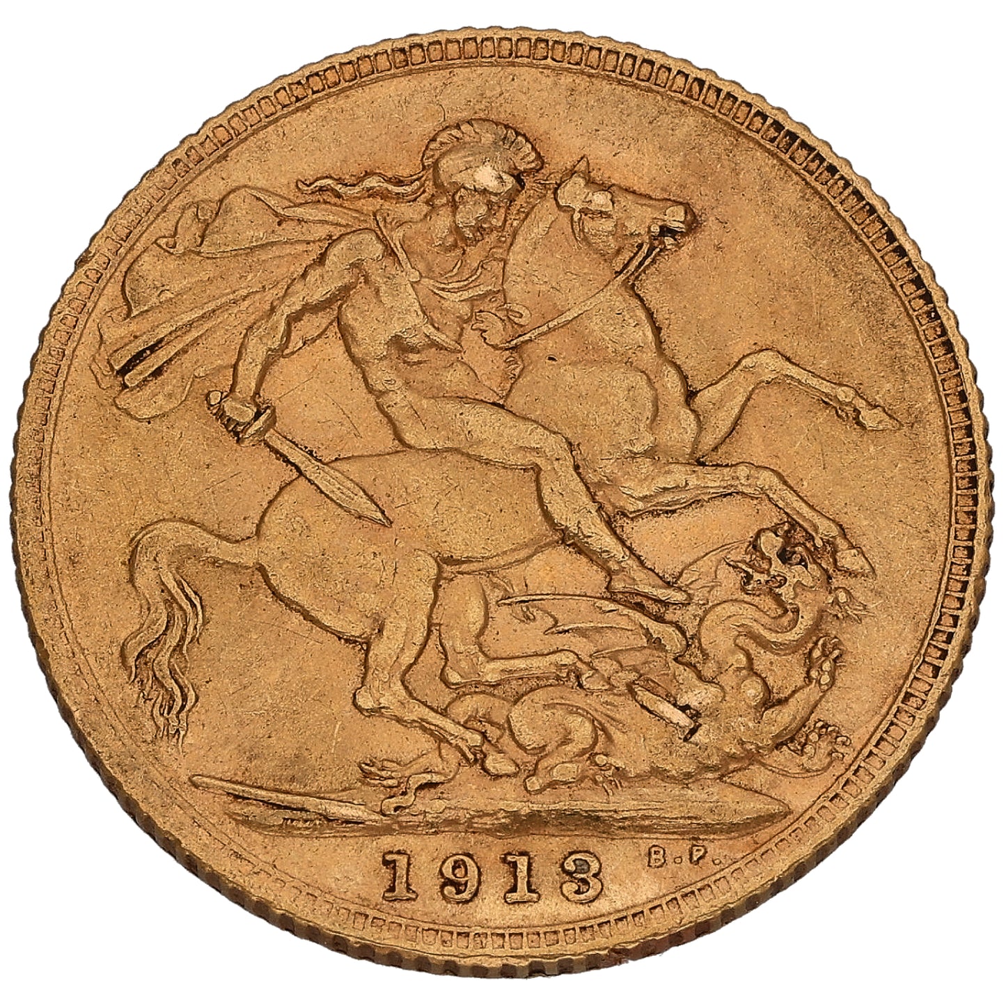 22ct Gold King George V Full Sovereign Coin 1913