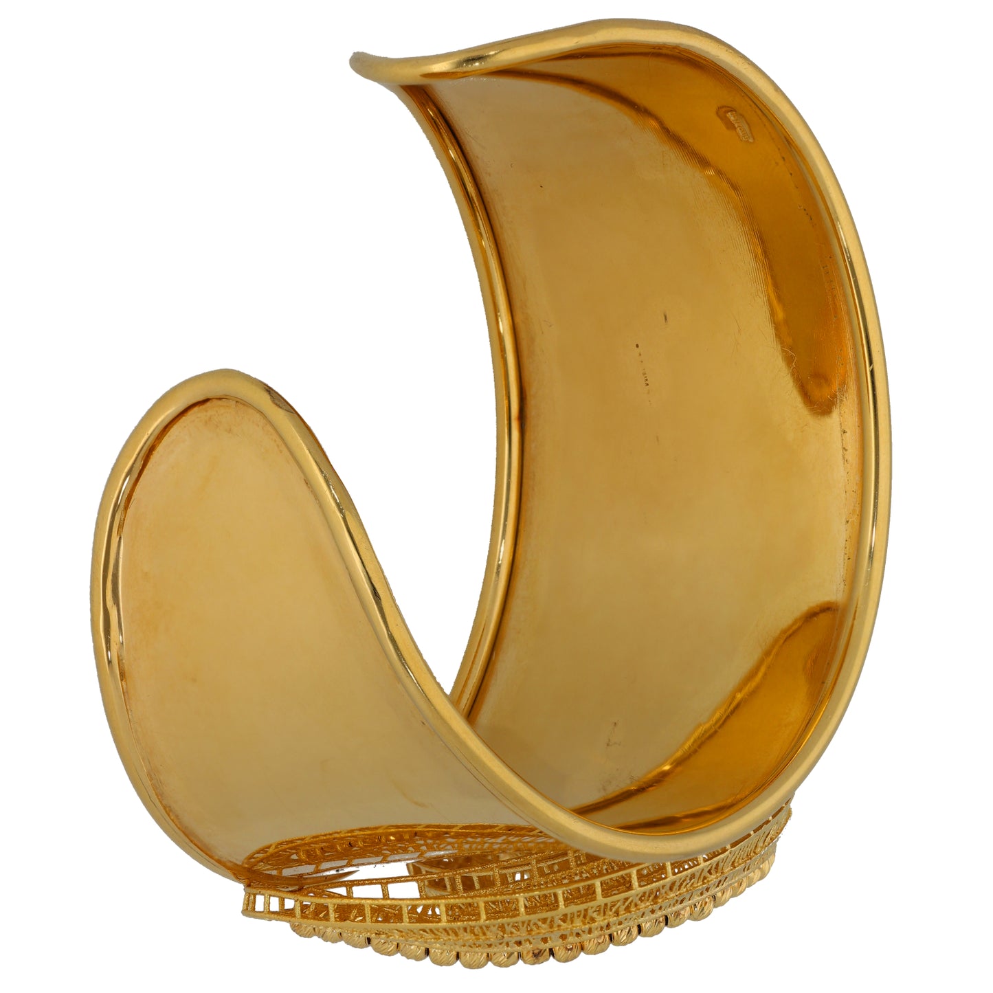 18ct Gold Fancy Bracelet & Earring Jewellery Set