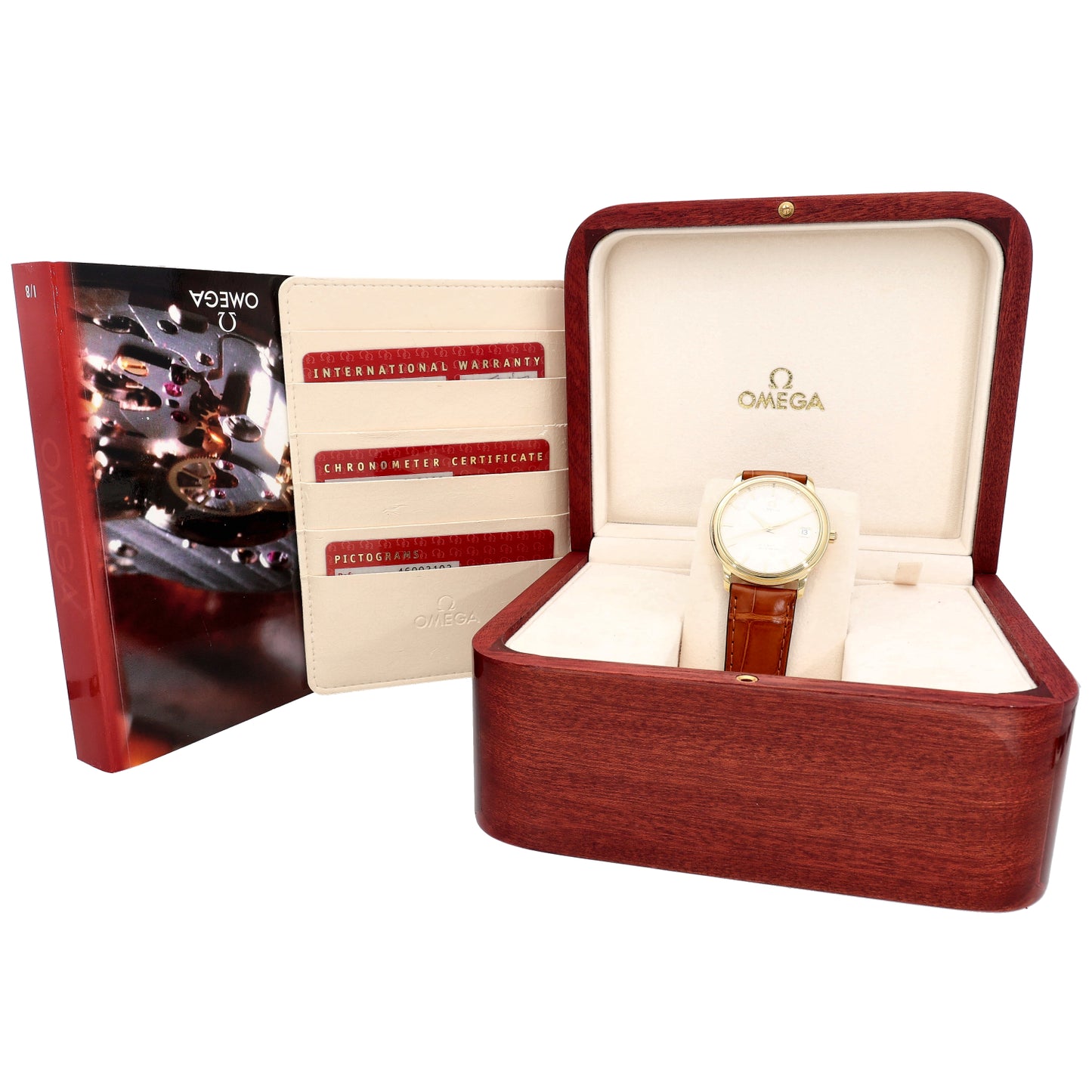 Omega De Ville 4600.31.02 34.7mm Gold Watch