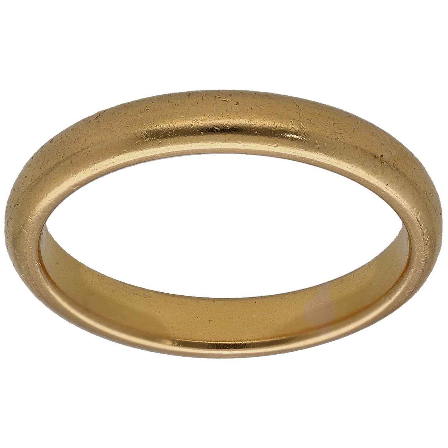 22ct Gold Plain Wedding Ring Size O