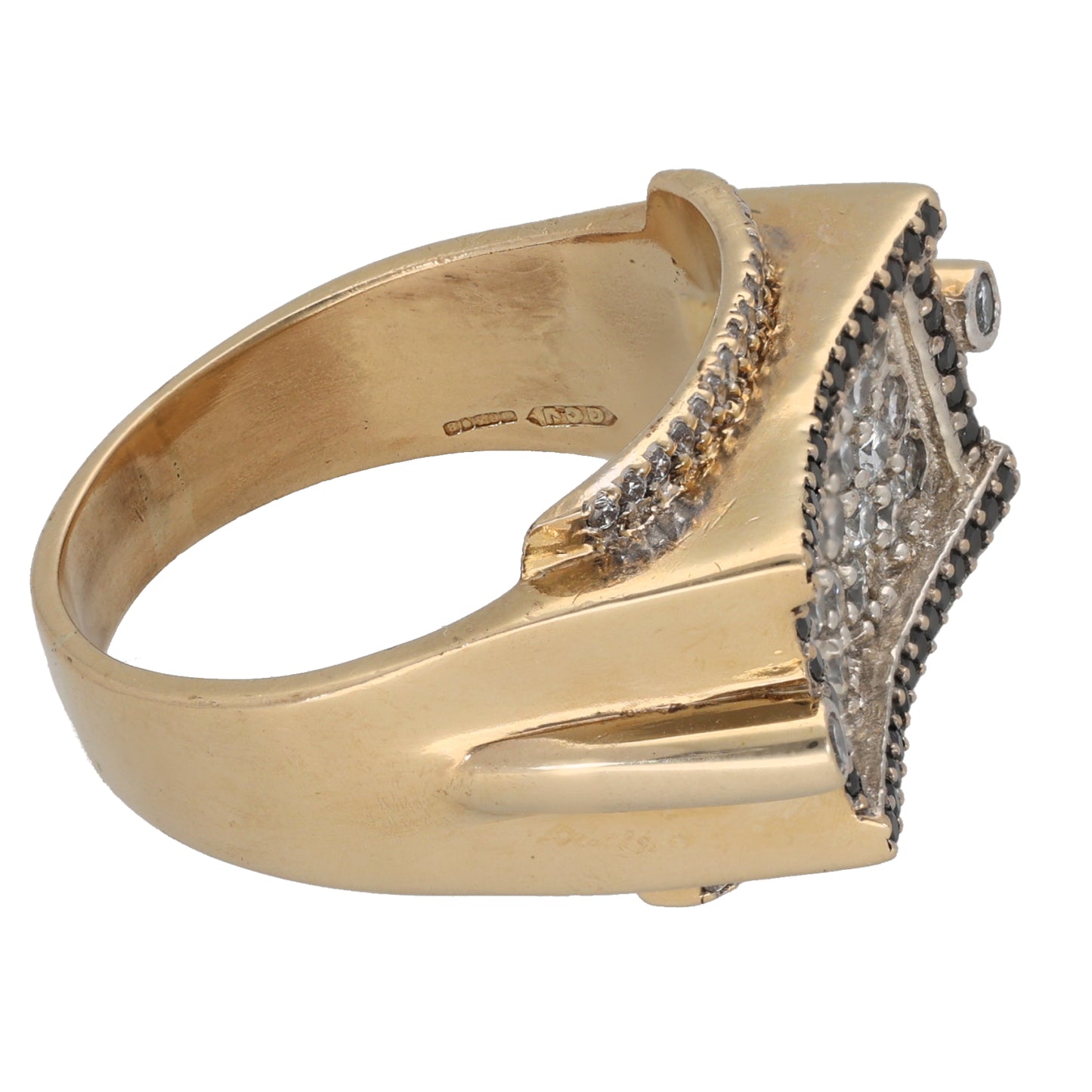 9ct Gold Imitation Alternative Ring Size W