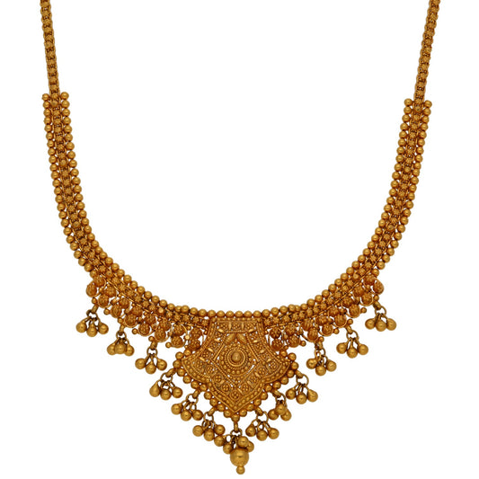 22ct Gold Earrings & Necklace Set
