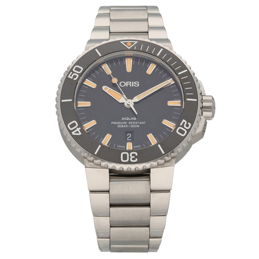 Oris Aquis 7730 43.5mm Stainless Steel Watch