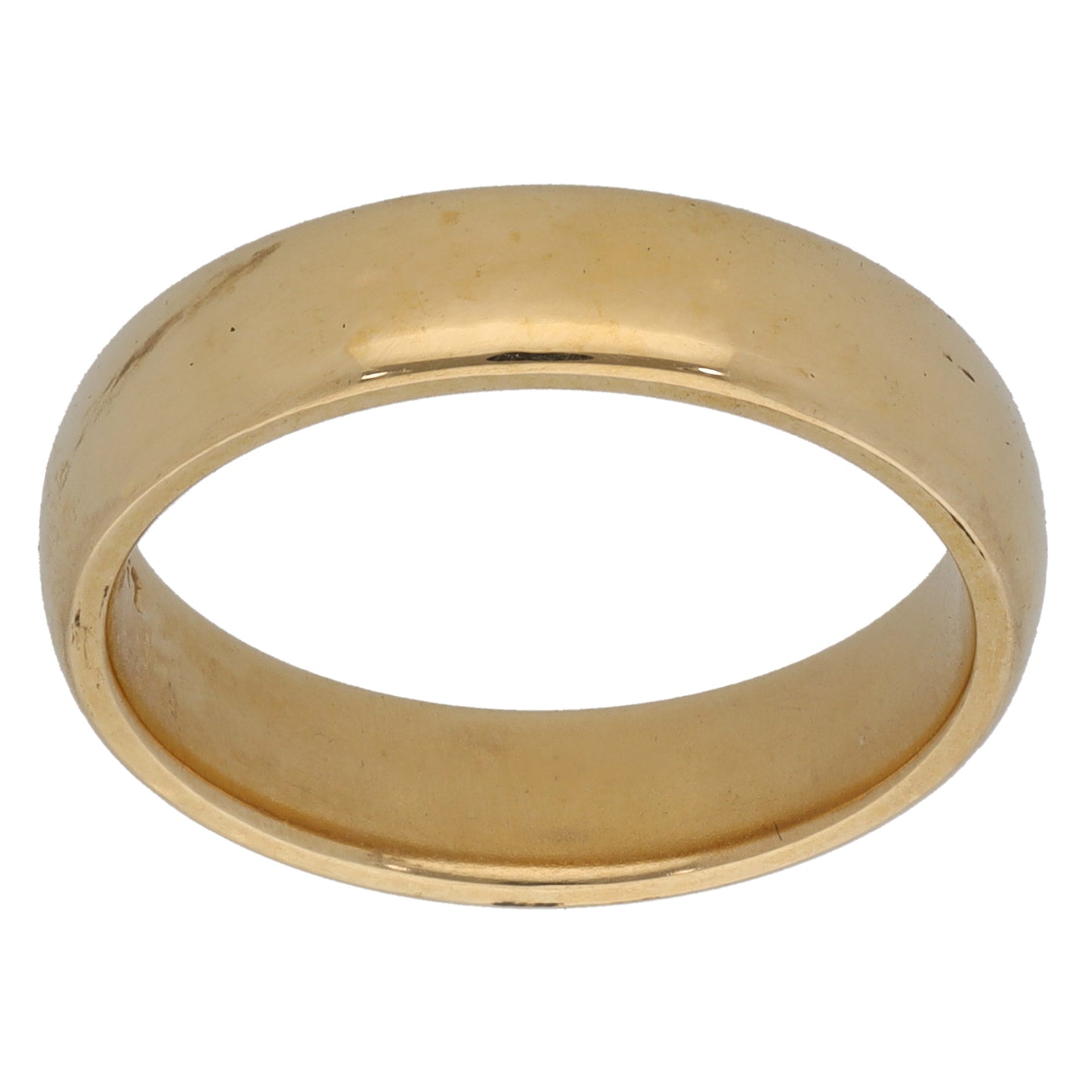 9ct Gold Plain Wedding Ring Size N