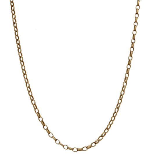 9ct Gold Belcher Chain 28"