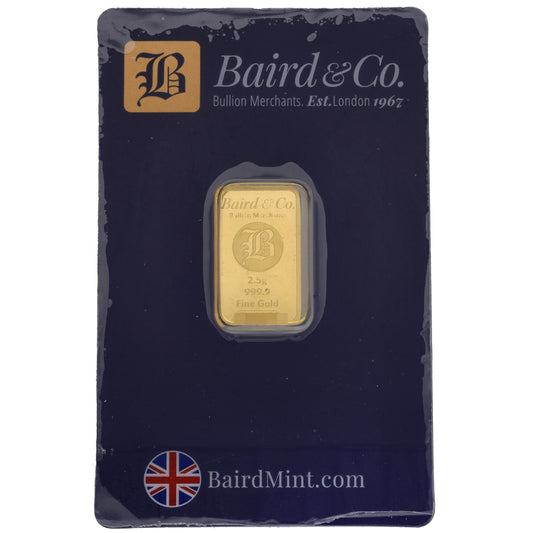 24ct 2.5g Gold Bar