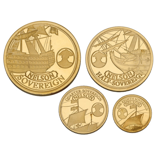 22ct Gold Lord Nelson Sovereign Coin Collection 2023