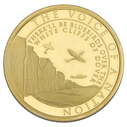 9ct Gold The Voice Of A Nation Two Crowns Coin 2020
