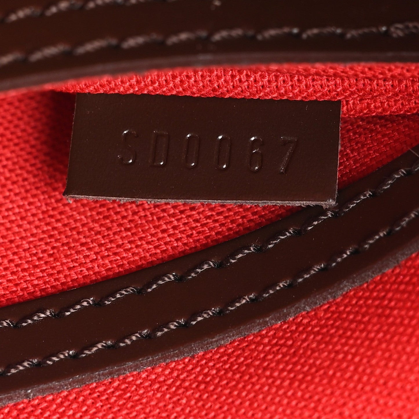 Louis Vuitton Alma Damier Ebene Coated Canvas Bag - Brown