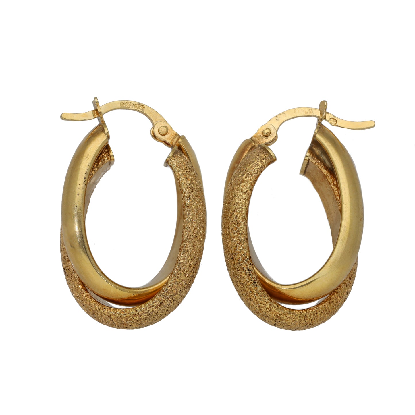 9ct Gold Hoop Earrings