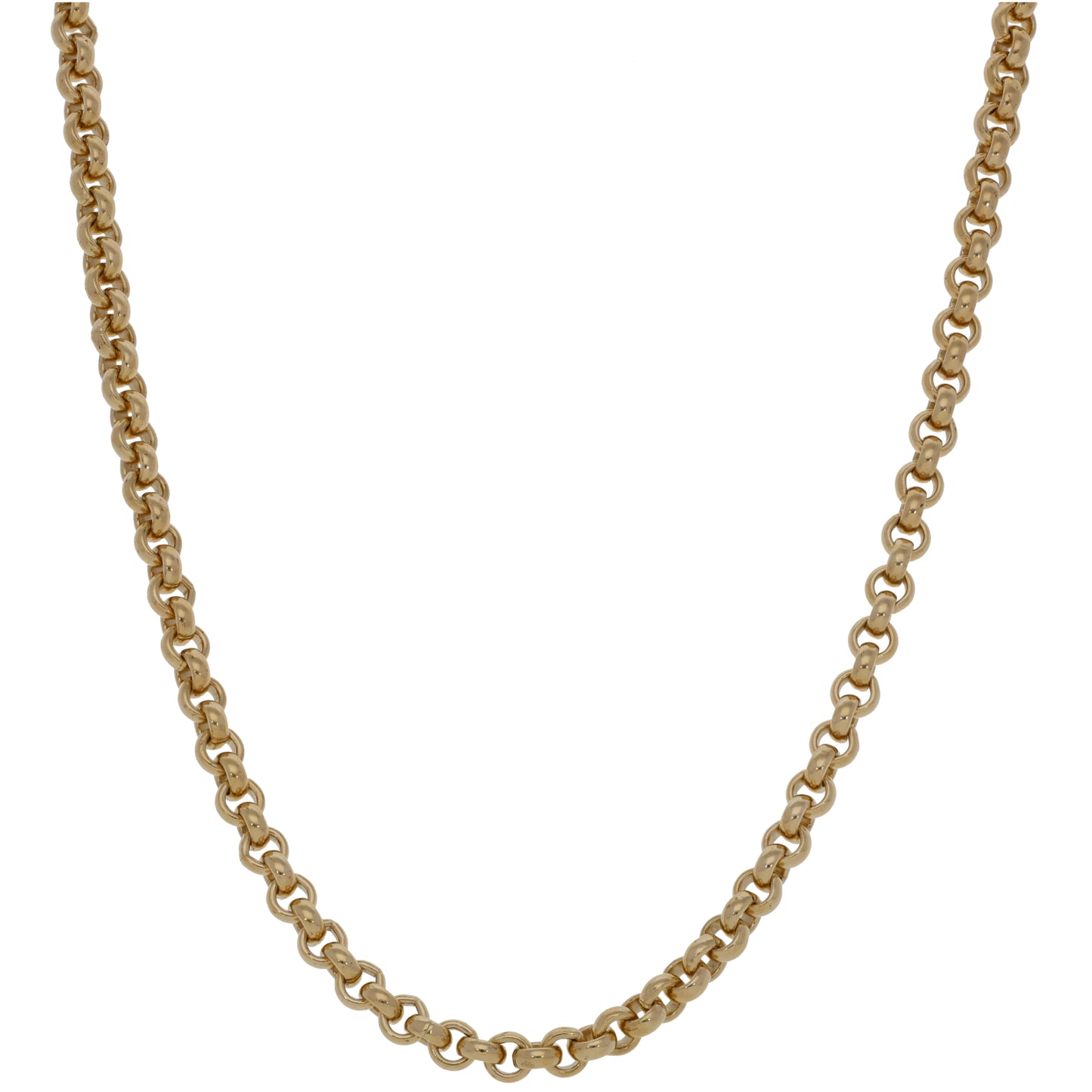 9ct Gold Belcher Chain 22"