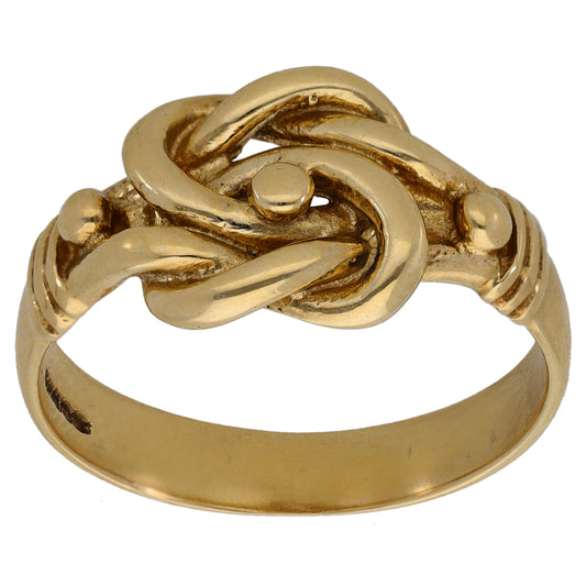 9ct Gold Knot Ring Size U