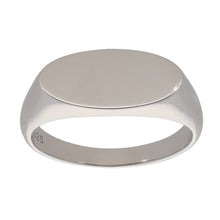 Load image into Gallery viewer, Sterling Silver Oval Signet Ring
