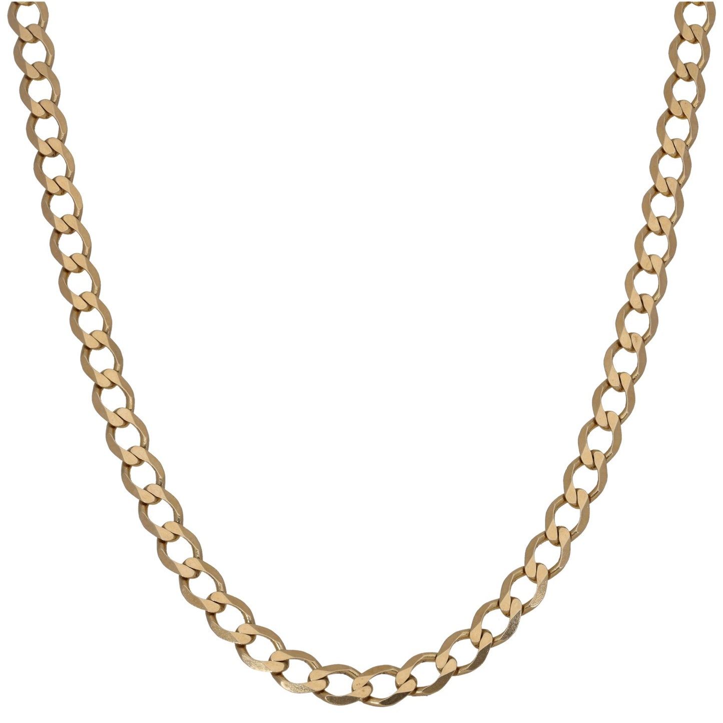 9ct Gold Curb Chain 30"