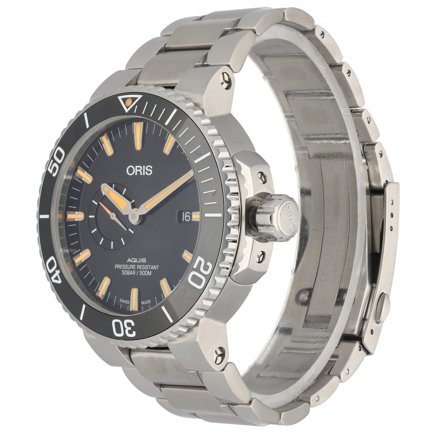 Oris Aquis 7733 45.5mm Stainless Steel Watch