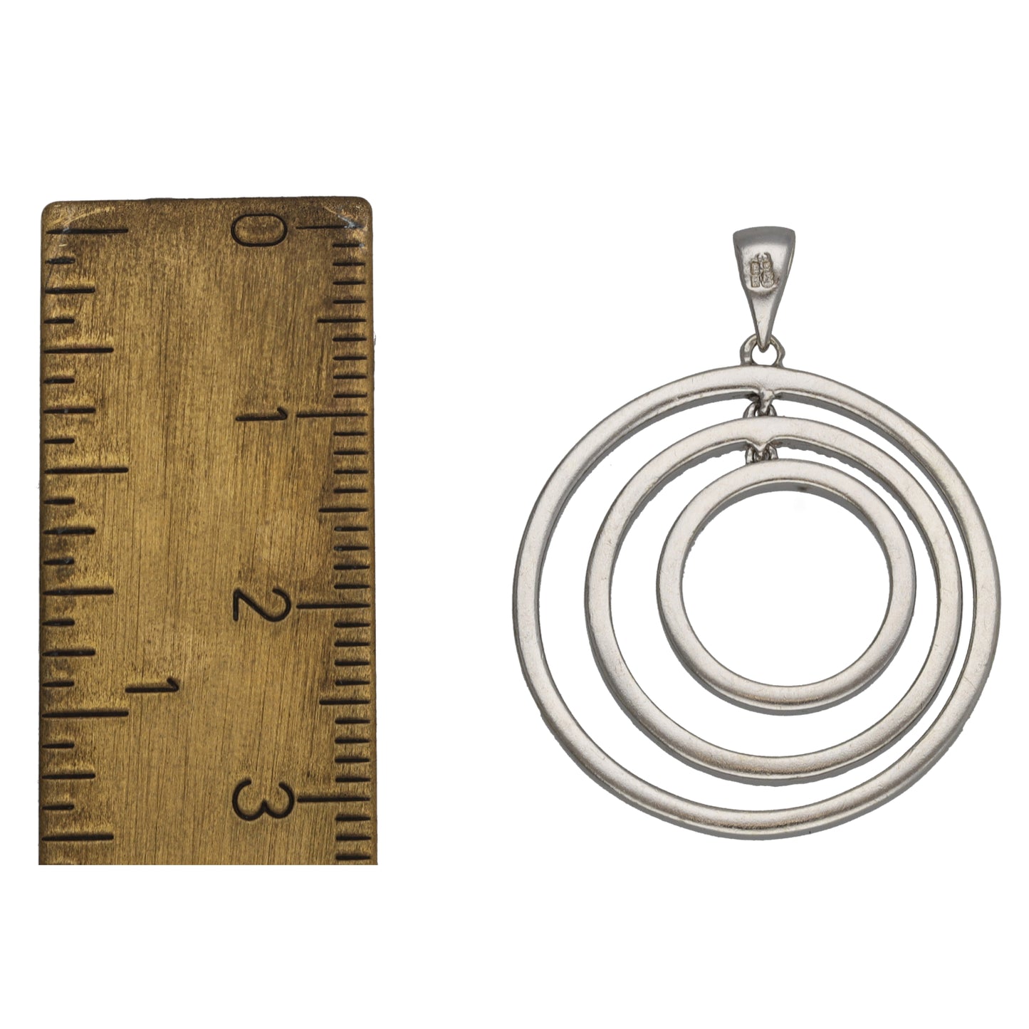 9ct White Gold 0.195ct Diamond Dress/Cocktail Pendant