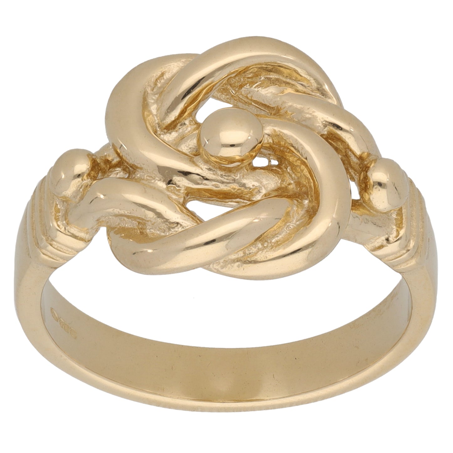 New 9ct Gold Knot Ring Size T-Y
