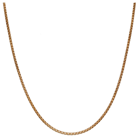 9ct Gold Box Chain 16"