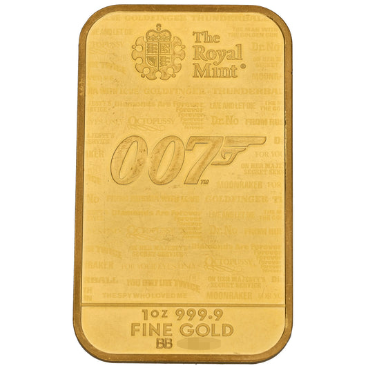 24ct 1 OZ Gold Bar