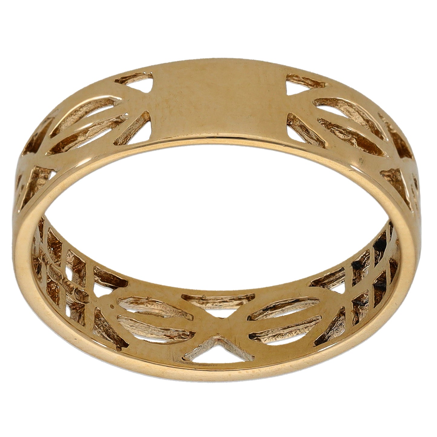 9ct Gold Alternative Ring Size P