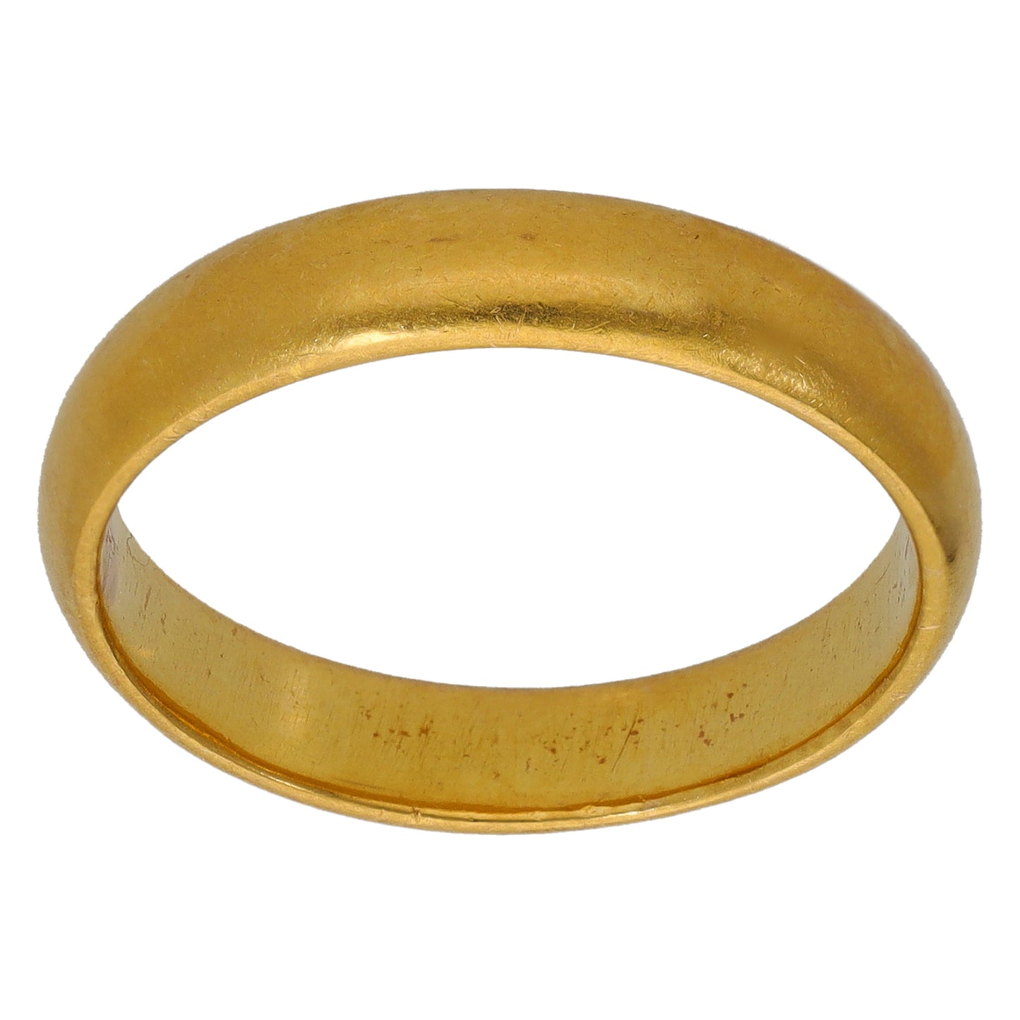22ct Gold Plain Wedding Ring Size Q