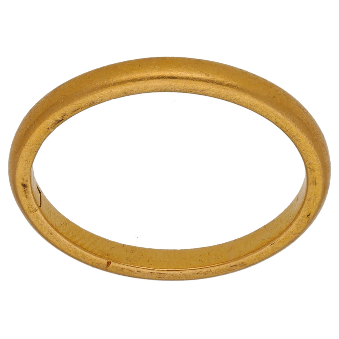 22ct Gold Plain Wedding Ring Size M