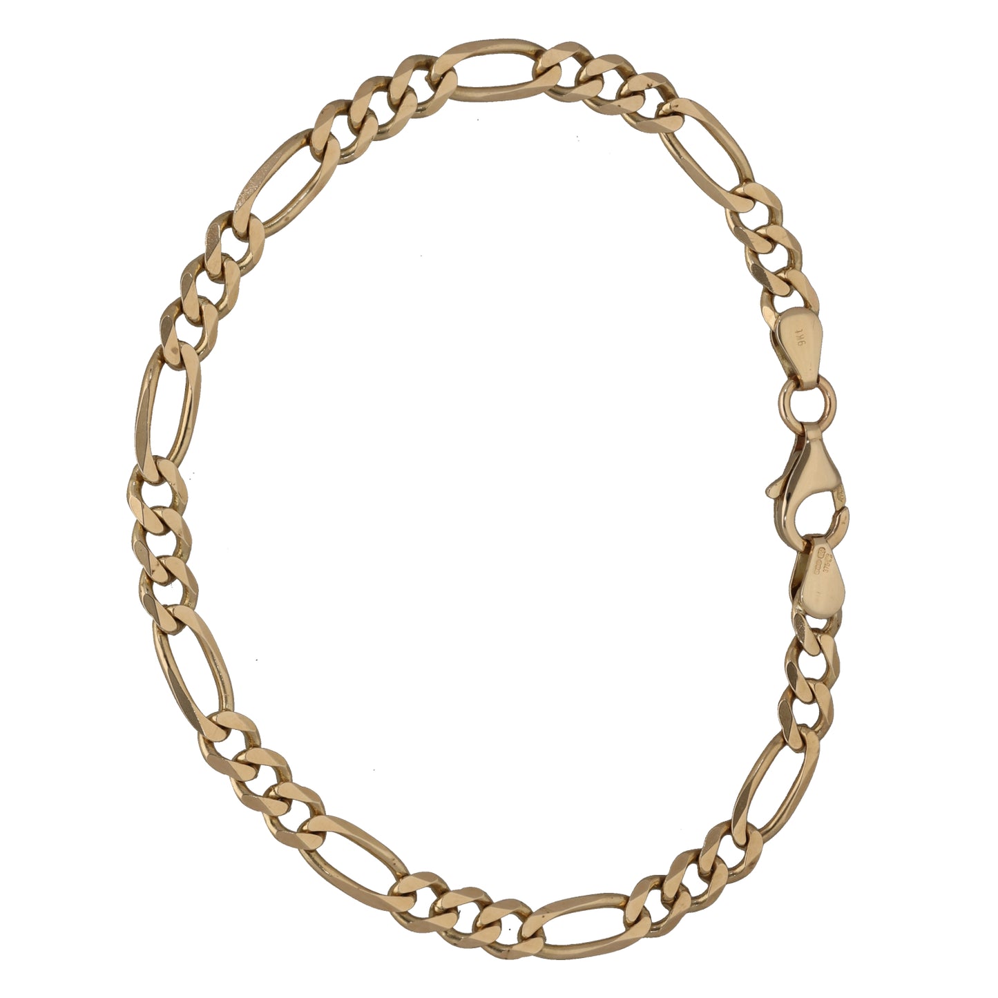 9ct Gold Figaro Bracelet