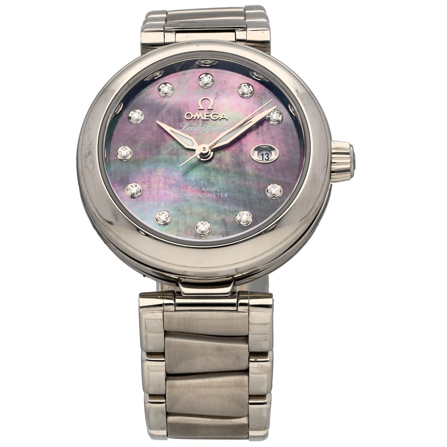 Omega De Ville Ladymatic 425.30.34.20.57.004 34mm Stainless Steel Watch