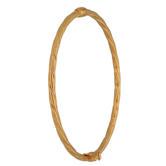 9ct Gold Hinged/Clasp Bangle