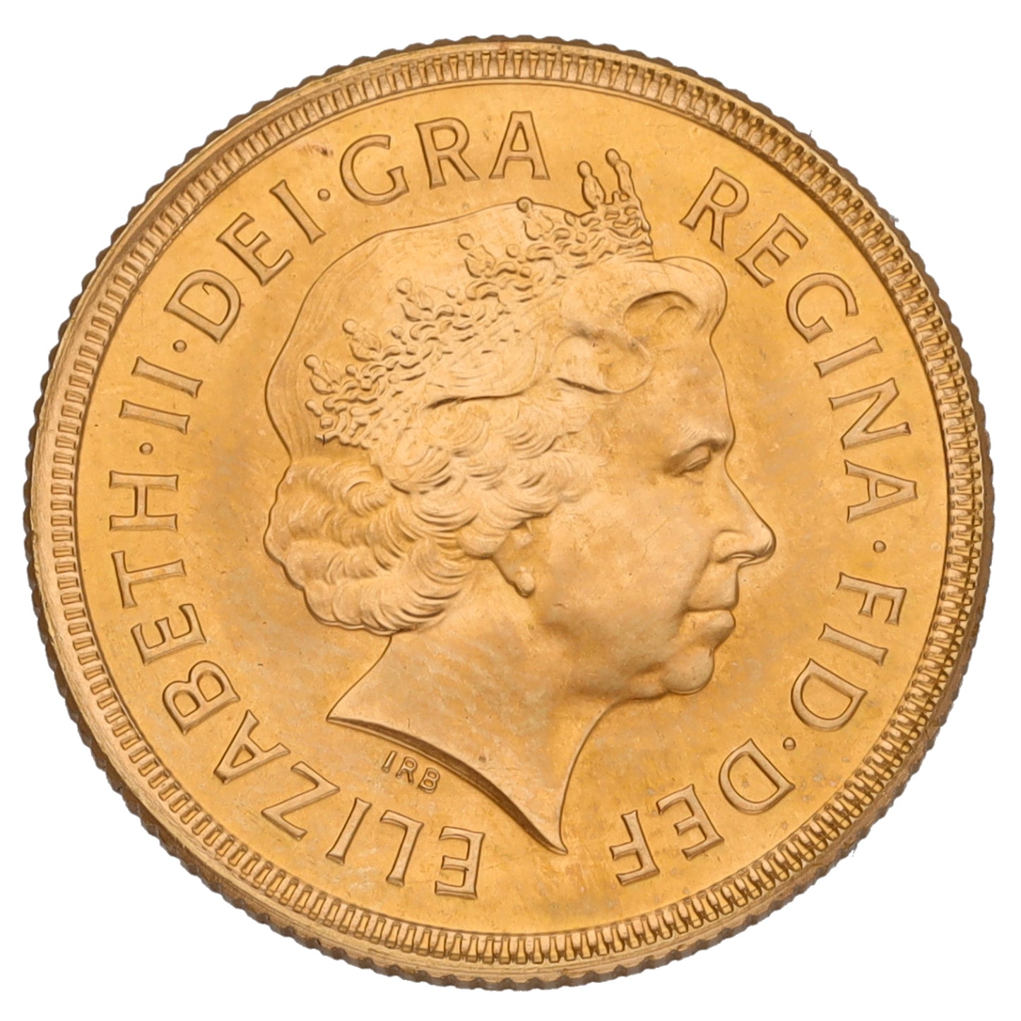 22ct Gold Queen Elizabeth II Full Sovereign Coin 2001