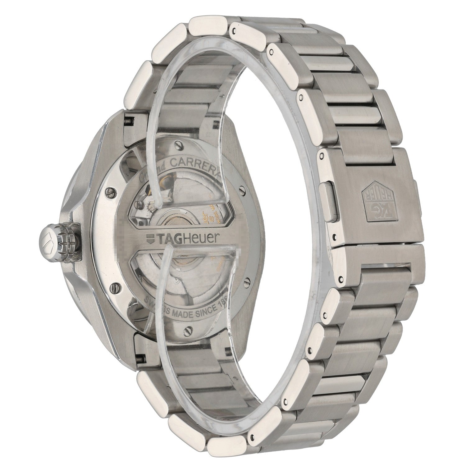 Tag Heuer Grand Carrera WAV511A, black dial, 40mm stainless steel case