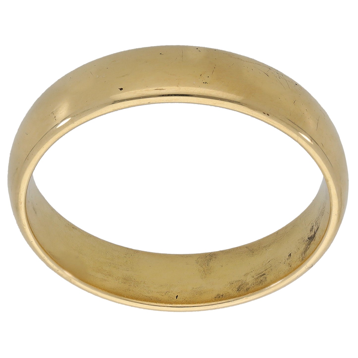 18ct Gold Plain Wedding Ring Size R