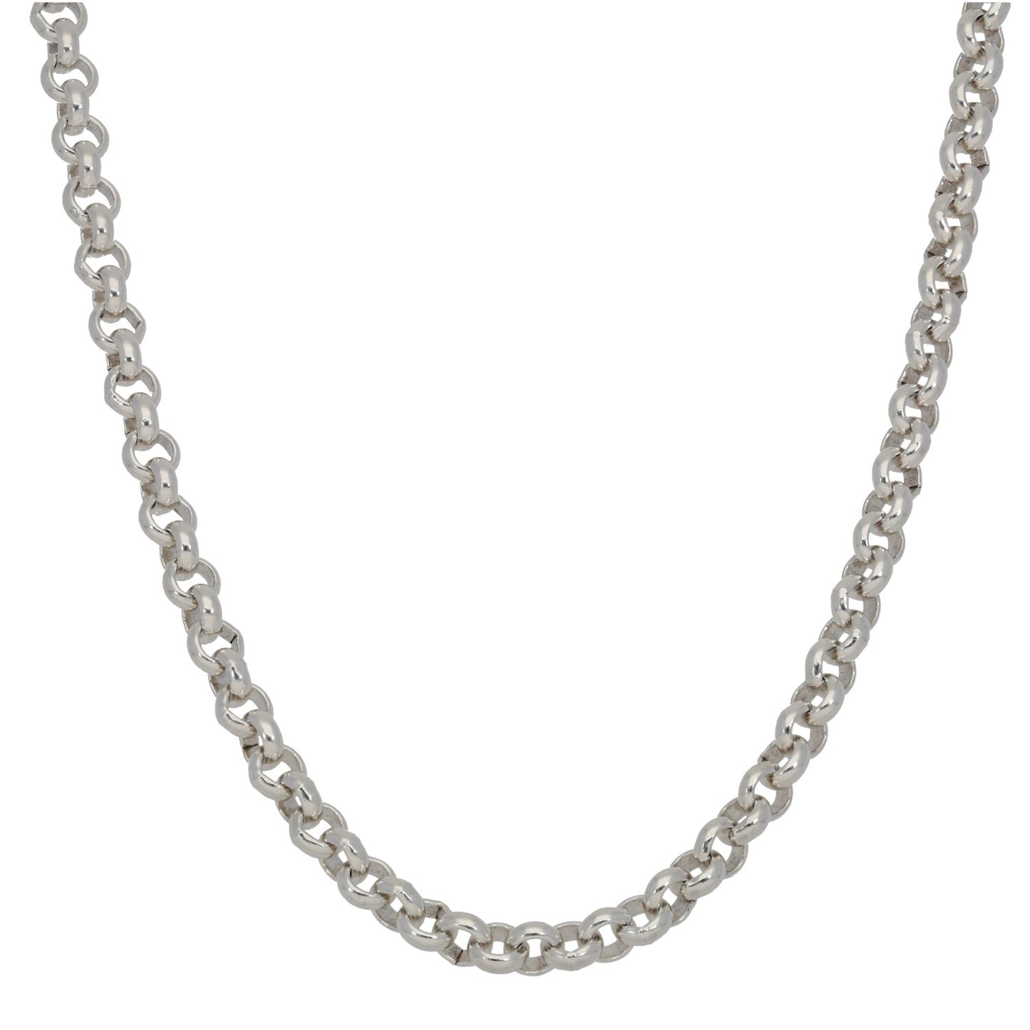 Sterling Silver Belcher Chain 18"