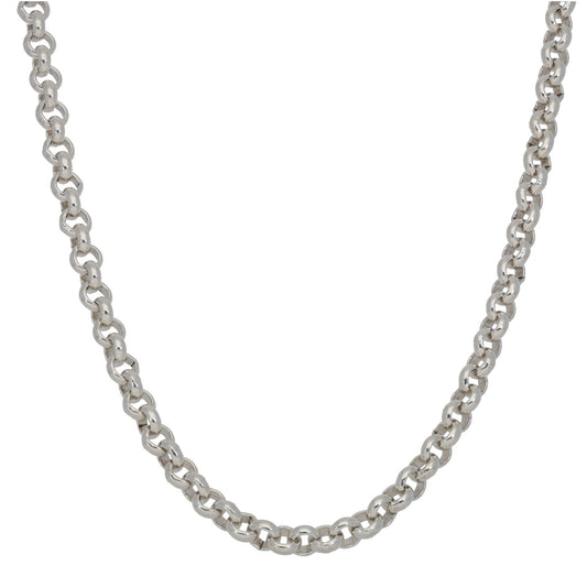 Sterling Silver Belcher Chain 18"