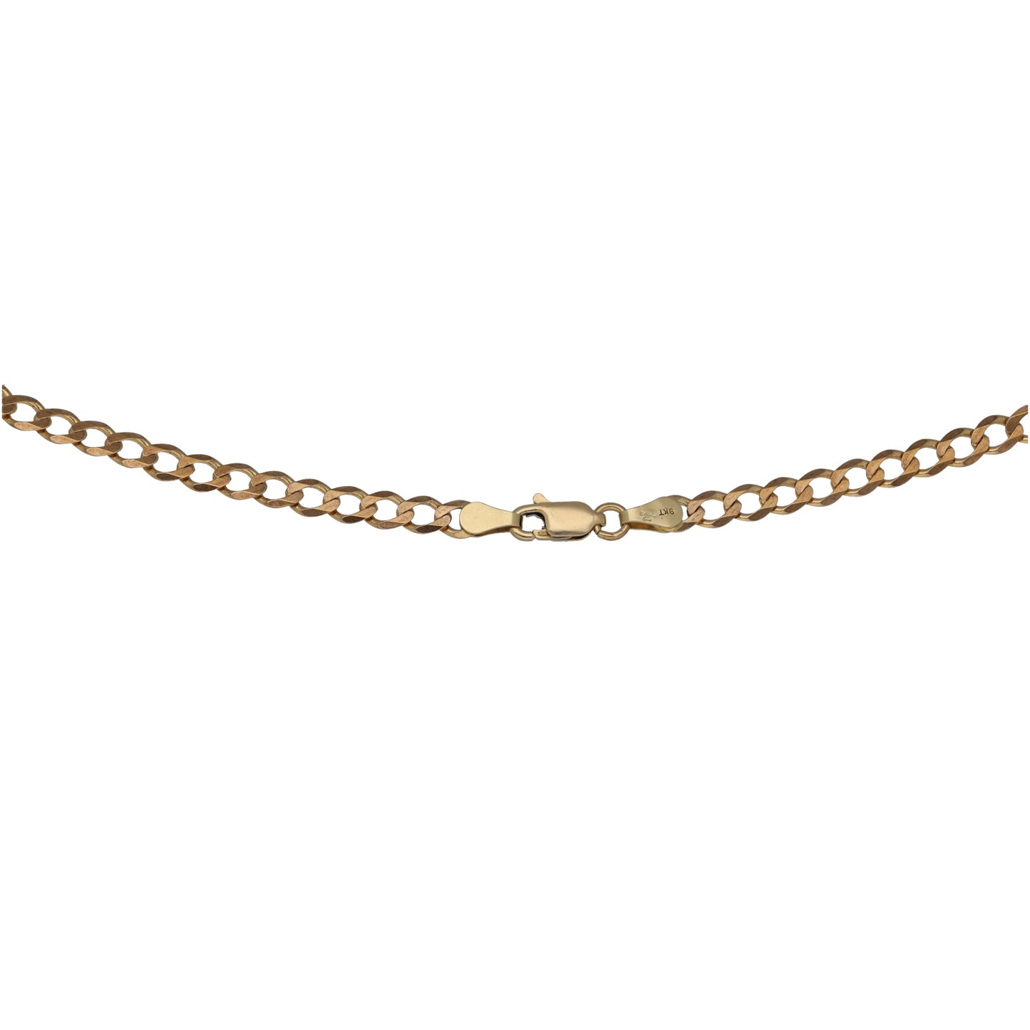 9ct Gold Curb Chain 20"