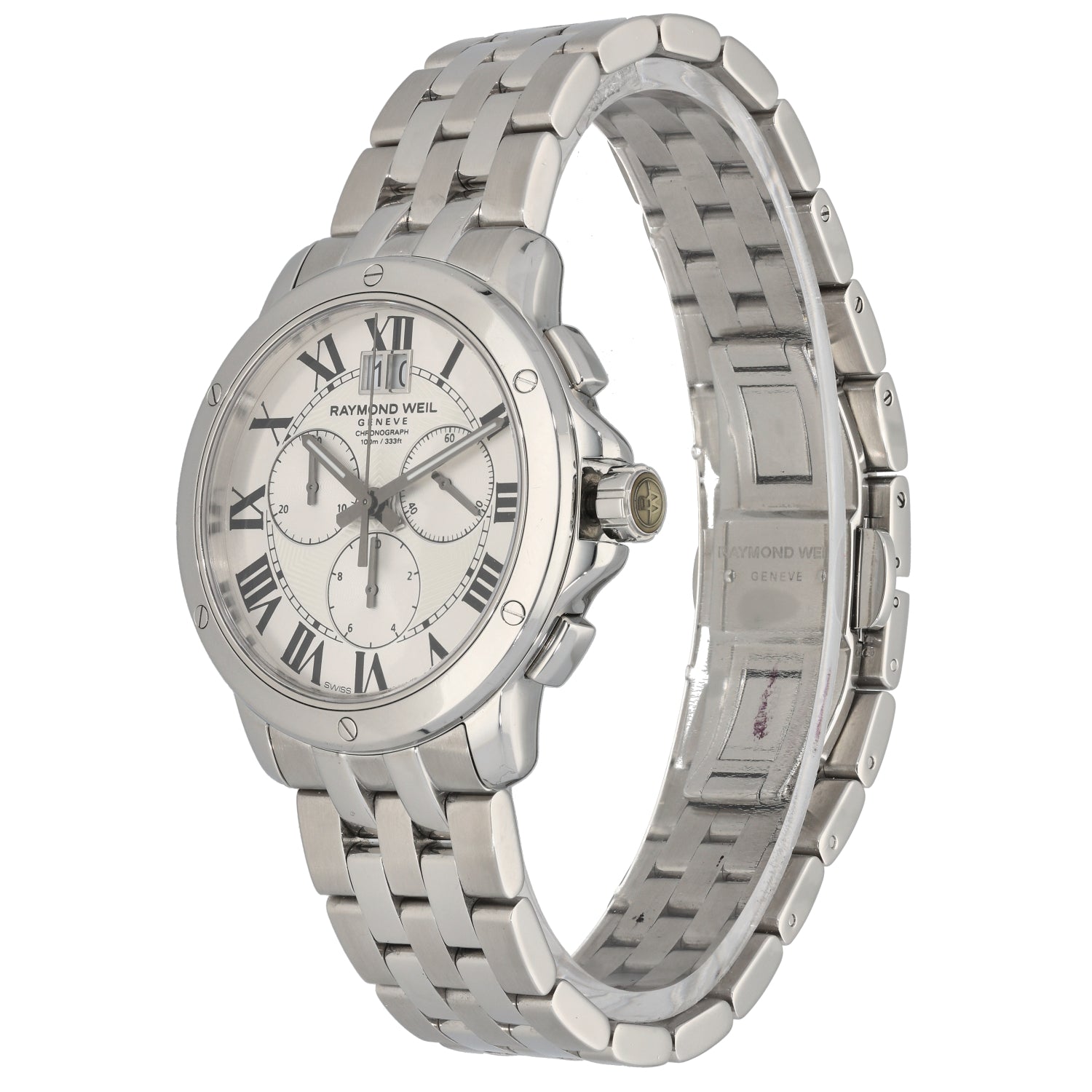 Raymond Weil Tango 4891 40mm Stainless Steel Watch H&T