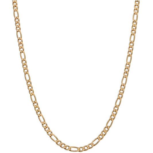9ct Gold Figaro Chain 20"