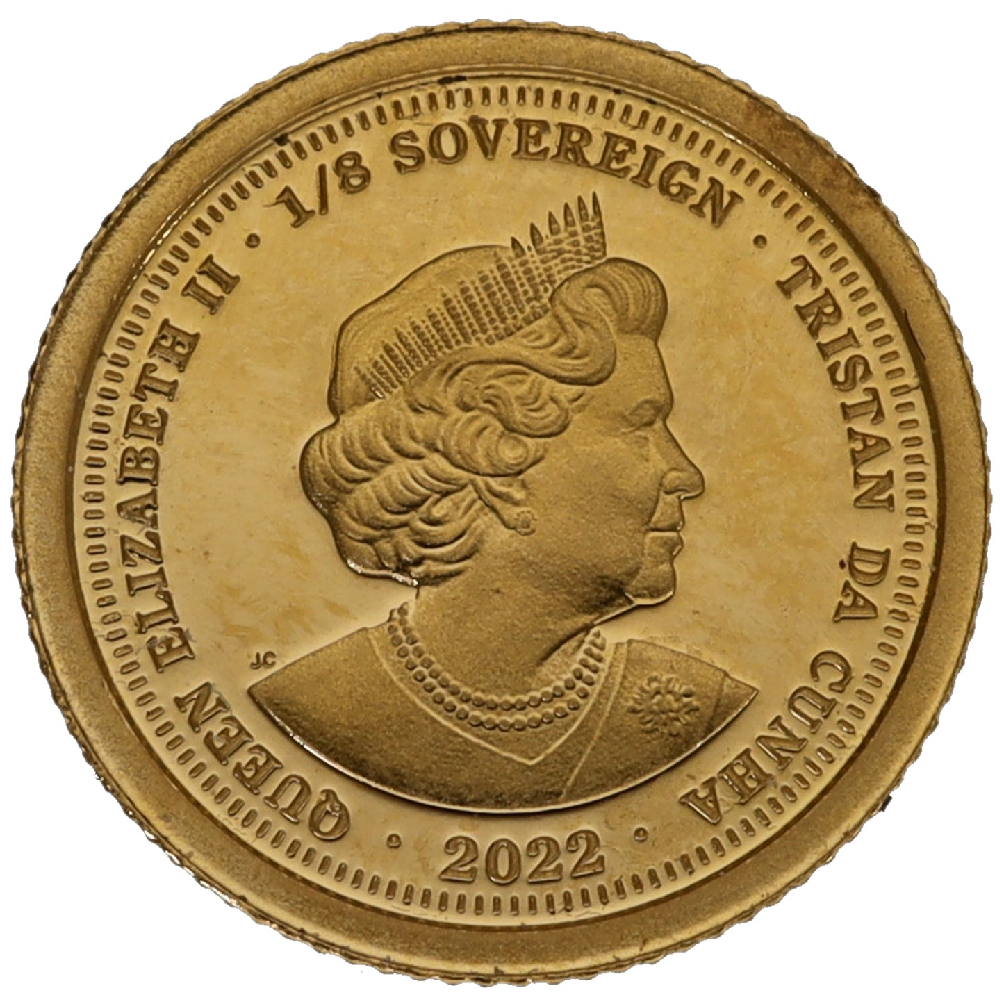 22ct Gold Service & Devotion Eighth Sovereign Coin 2022