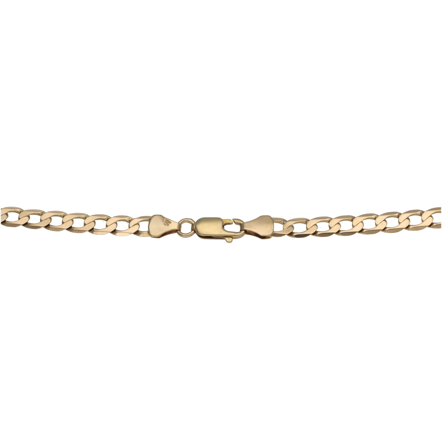 9ct Gold Curb Chain 22"