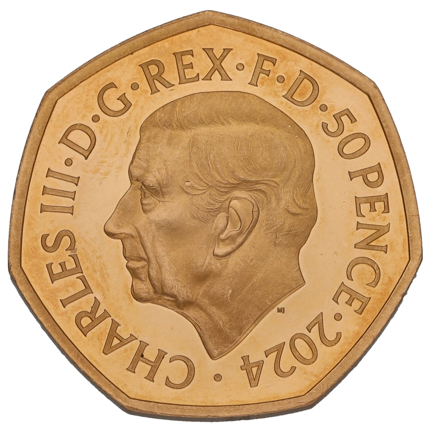 22ct Gold D-Day 80th Anniversary 50 Pence Coin 2024