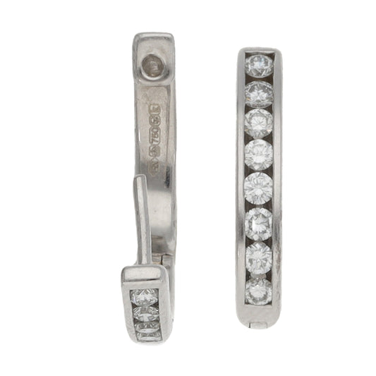 18ct White Gold 0.48ct Diamond Dress/Cocktail Earrings
