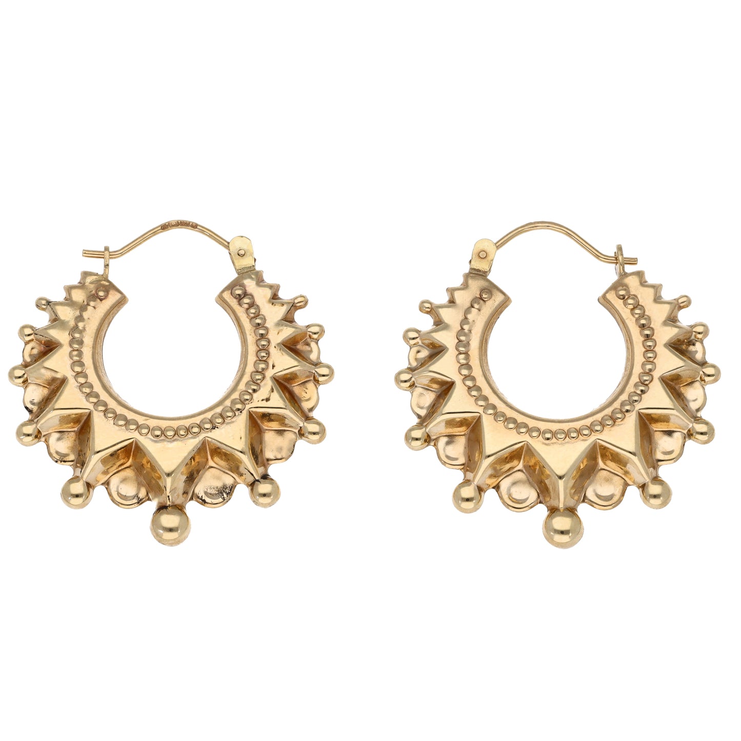 9ct Gold Creole Earrings