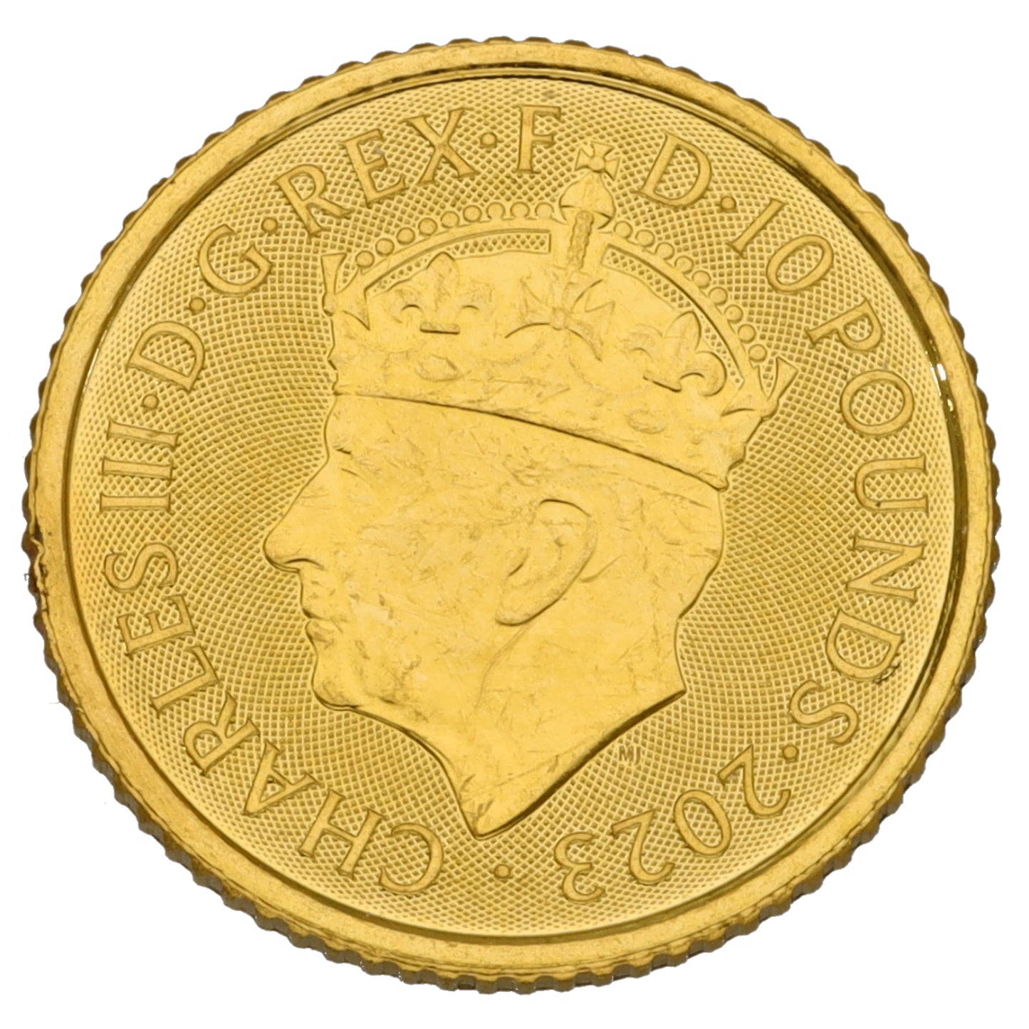 22ct Gold The Coronation Of King Charles III 1/10 OZ 2023