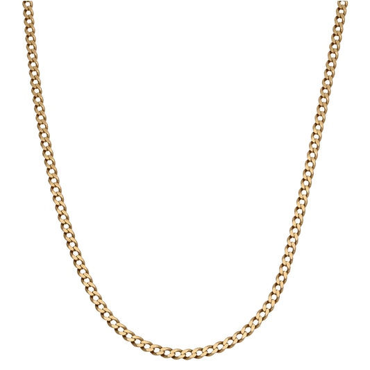 9ct Gold Curb Chain 24"